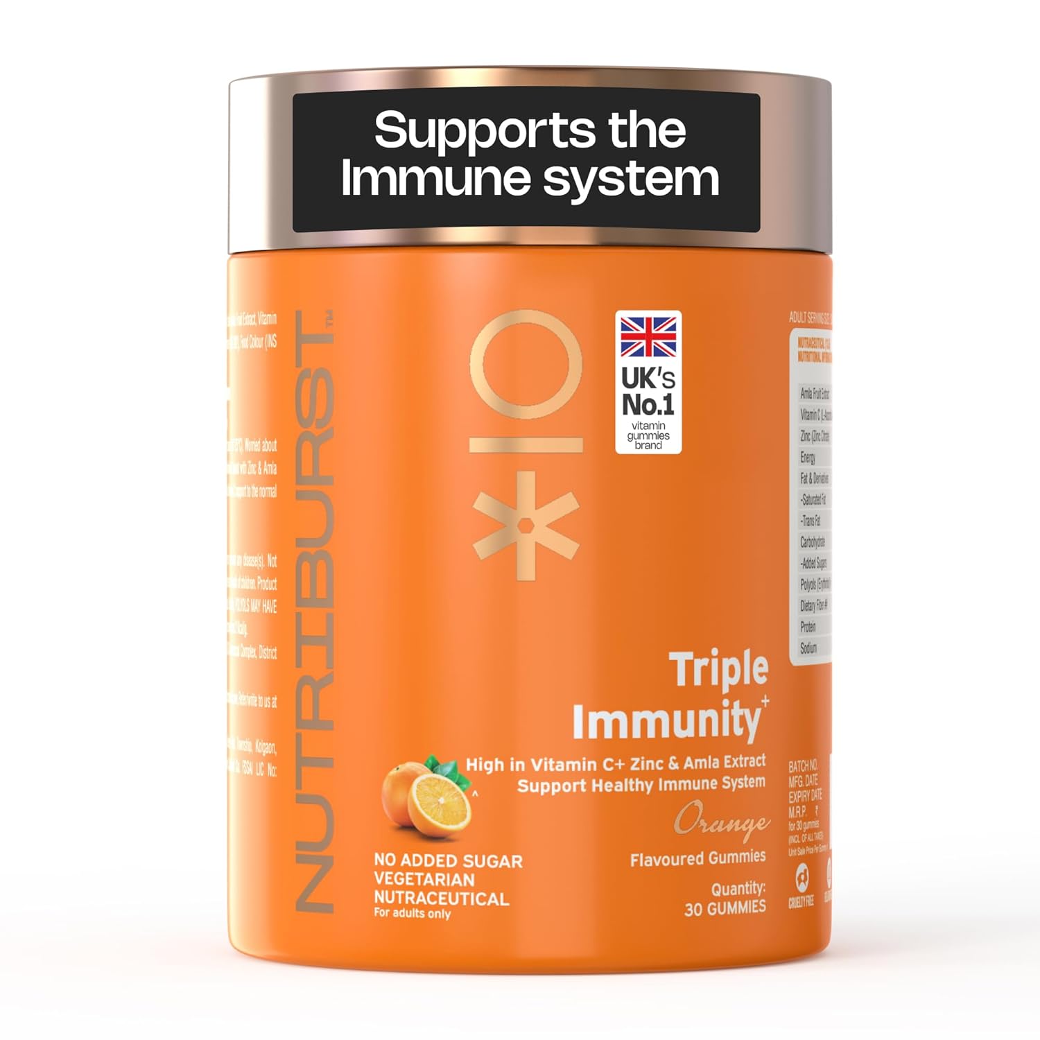 Nutriburst Vitamin C & Zinc Gummies – Vitamin Supplement