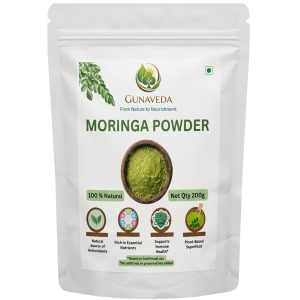 Gunaveda Moringa Powder 100% Pure Powder 200g – Moringa oleifera