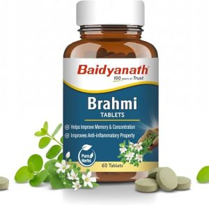 Baidyanath Brahmi Tablets 60 – Bacopa monnieri