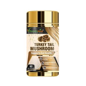 Vitaminnica Turkey Tail Mushroom 500mg Capsules – Trametes versicolor