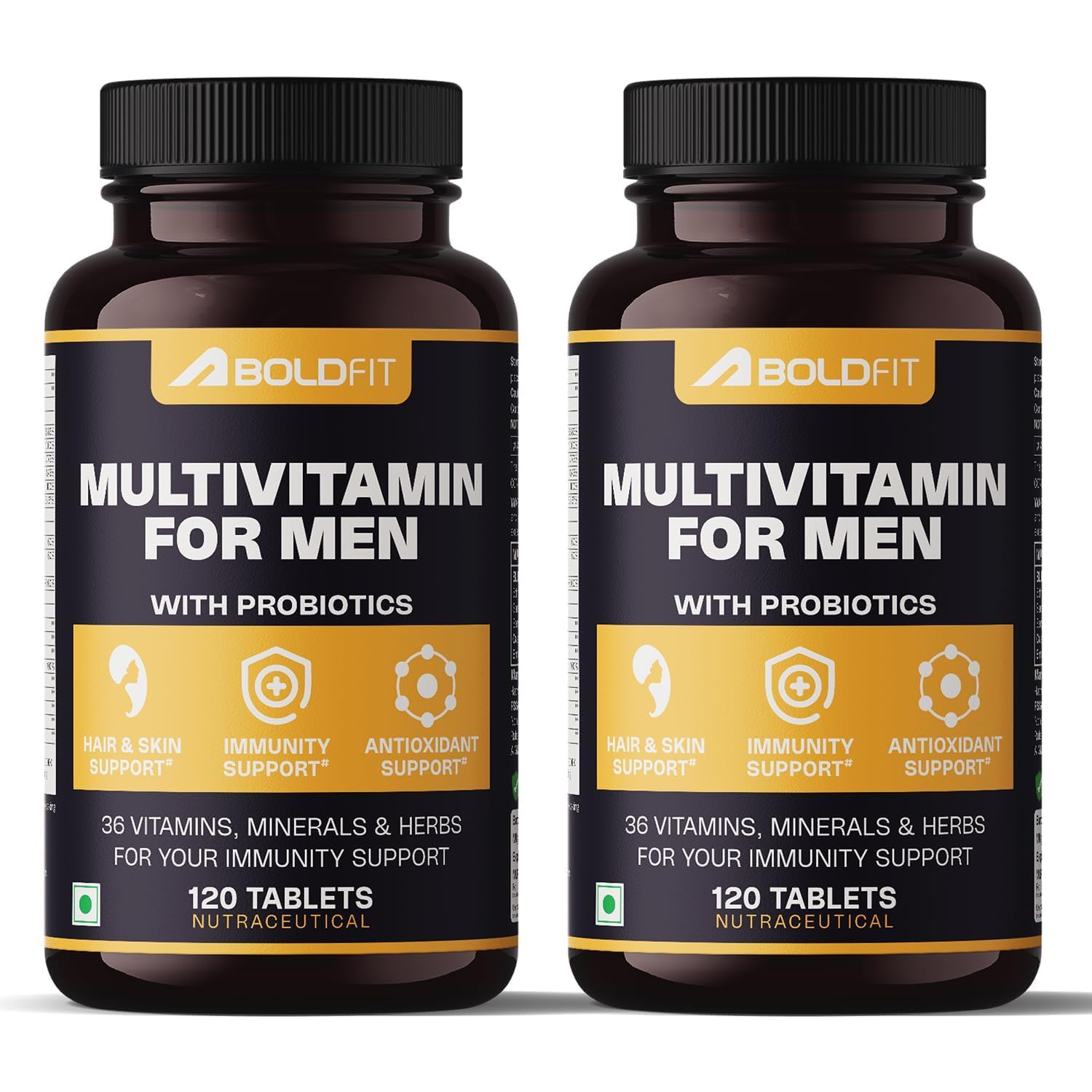 Boldfit Multivitamin 120 Veg Tablets – Vitamin Supplement
