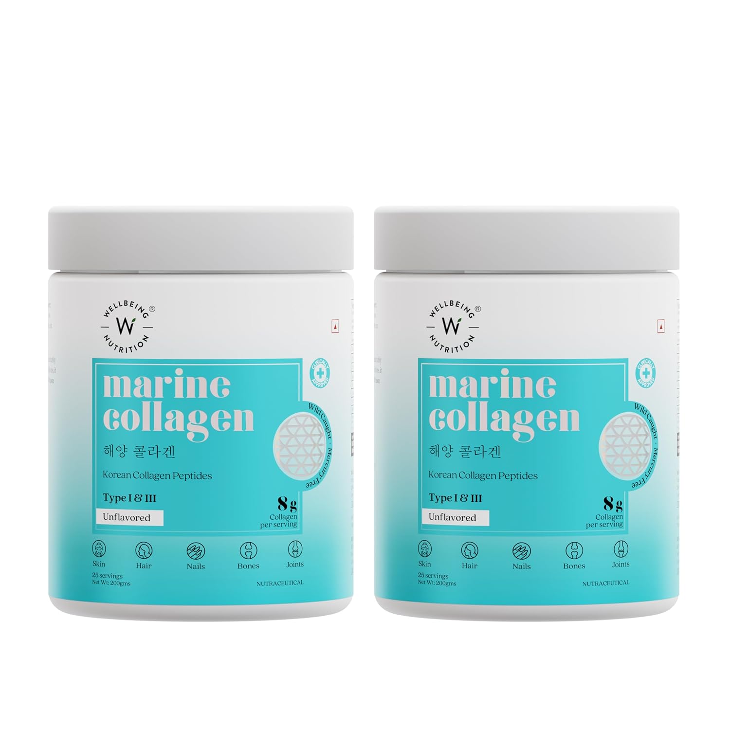 Wellbeing Nutrition Pure Korean Marine Collagen Powder 200g – Ayurvedic Herb