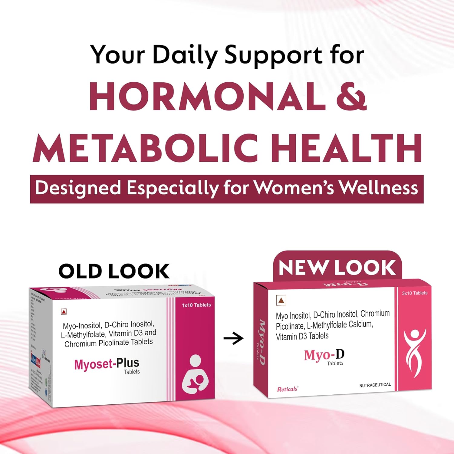 Reticals Myo-Inositol & D-Chiro Inositol Tablets – Ayurvedic Herb