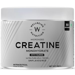 Wellbeing Nutrition Micronised Creatine Monohydrate Powder – Amino Acid