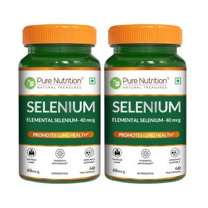 Pure Nutrition Selenium 40mcg Capsules 60 – Vegetarian Mineral