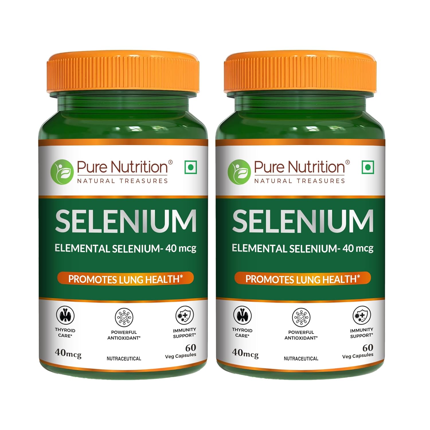 Pure Nutrition Selenium 40mcg Capsules 60 – Vegetarian Mineral