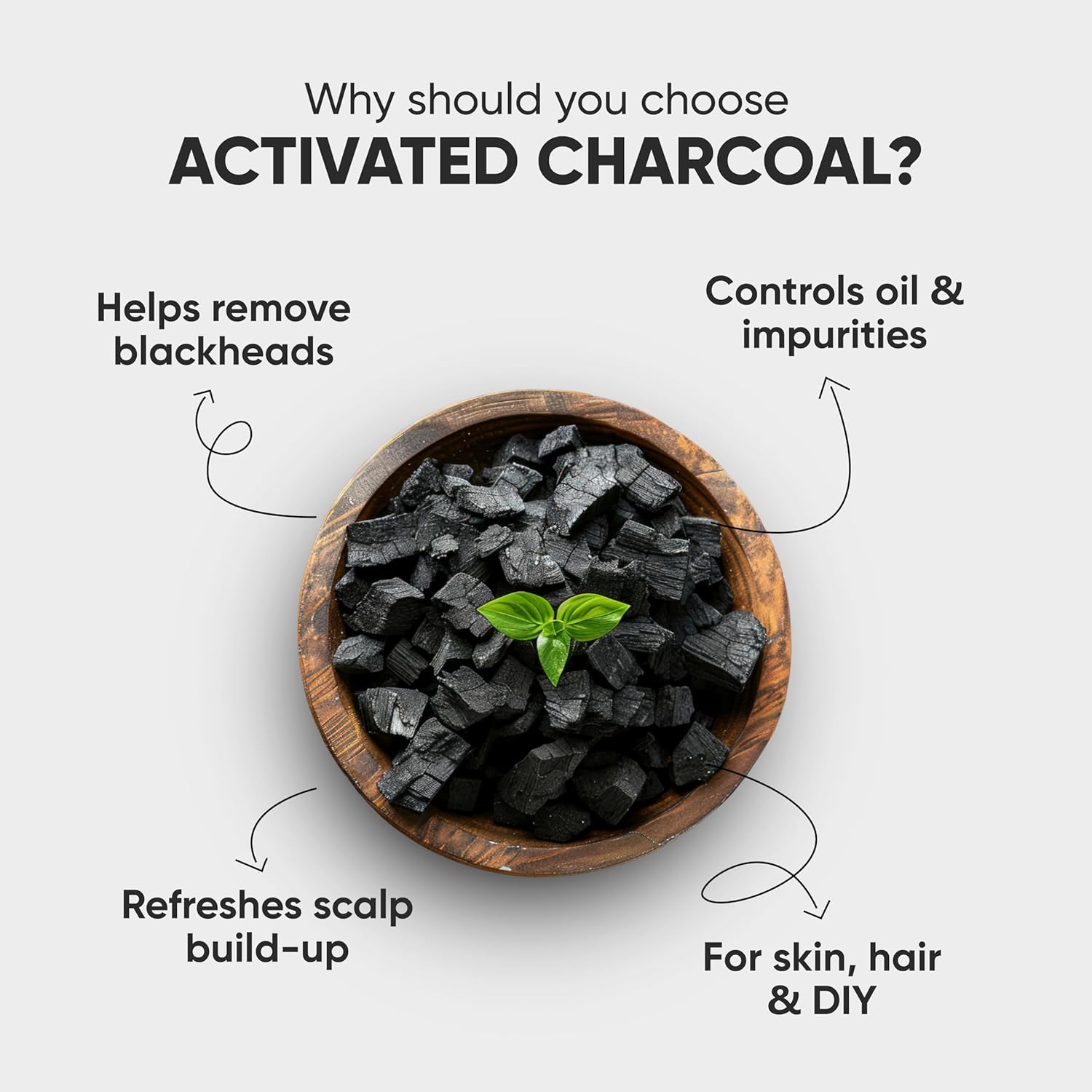 HandC Herbal Activated Charcoal Powder 227g – Natural Skincare