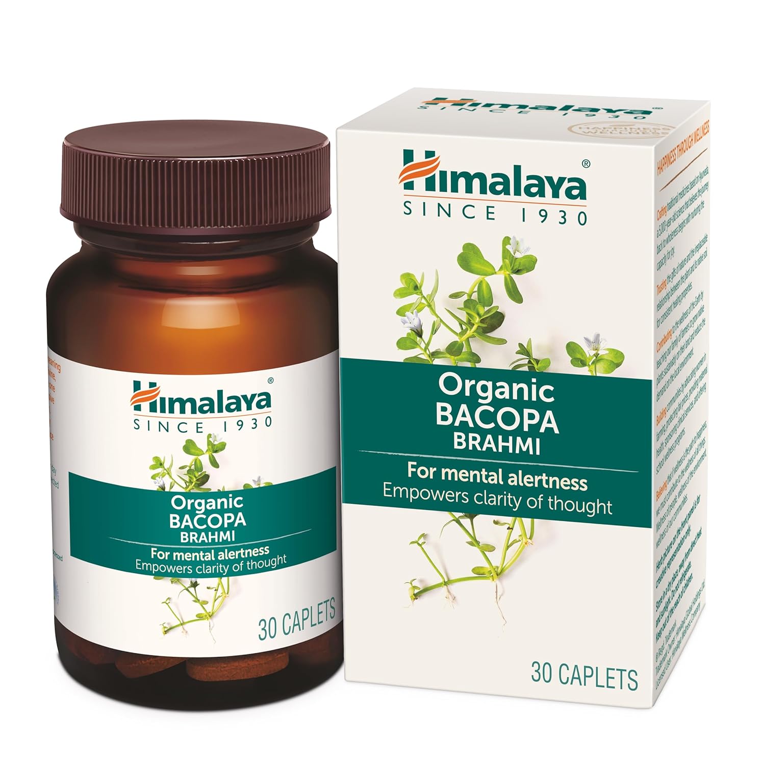 Himalaya Organic Bacopa Tablets – Bacopa monnieri