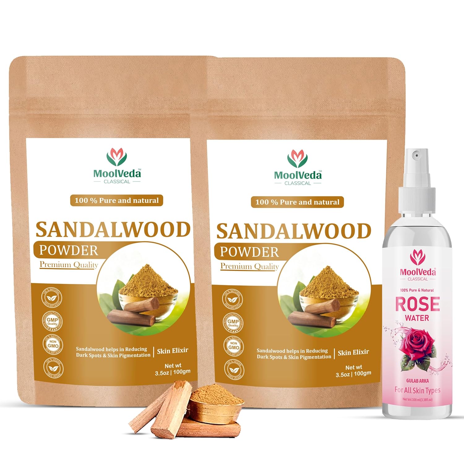 Moolveda Sandalwood Powder 100g – Santalum Album