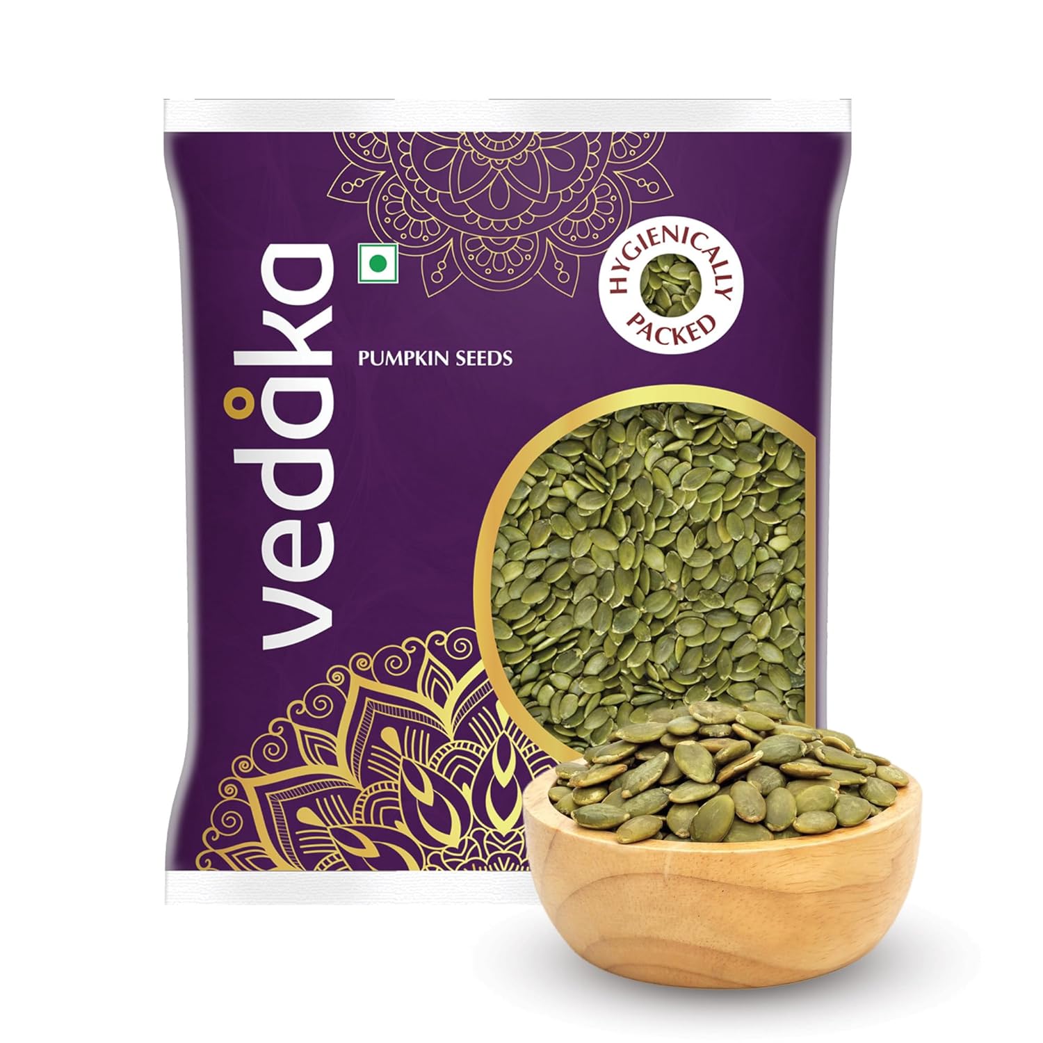 Vedaka Raw Pumpkin Seeds Capsules 500g – Cucurbita pepo