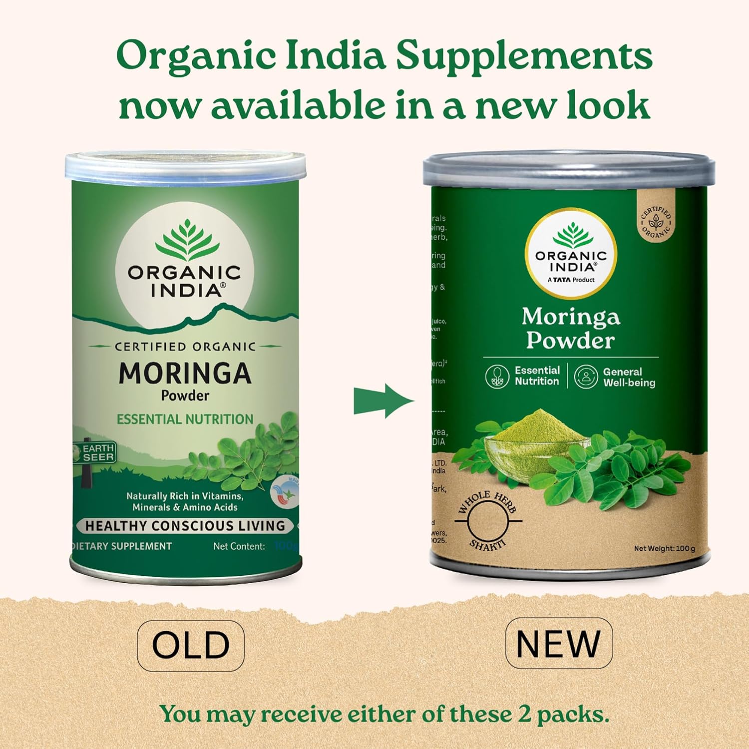 Organic India Moringa Powder 100g – Moringa oleifera