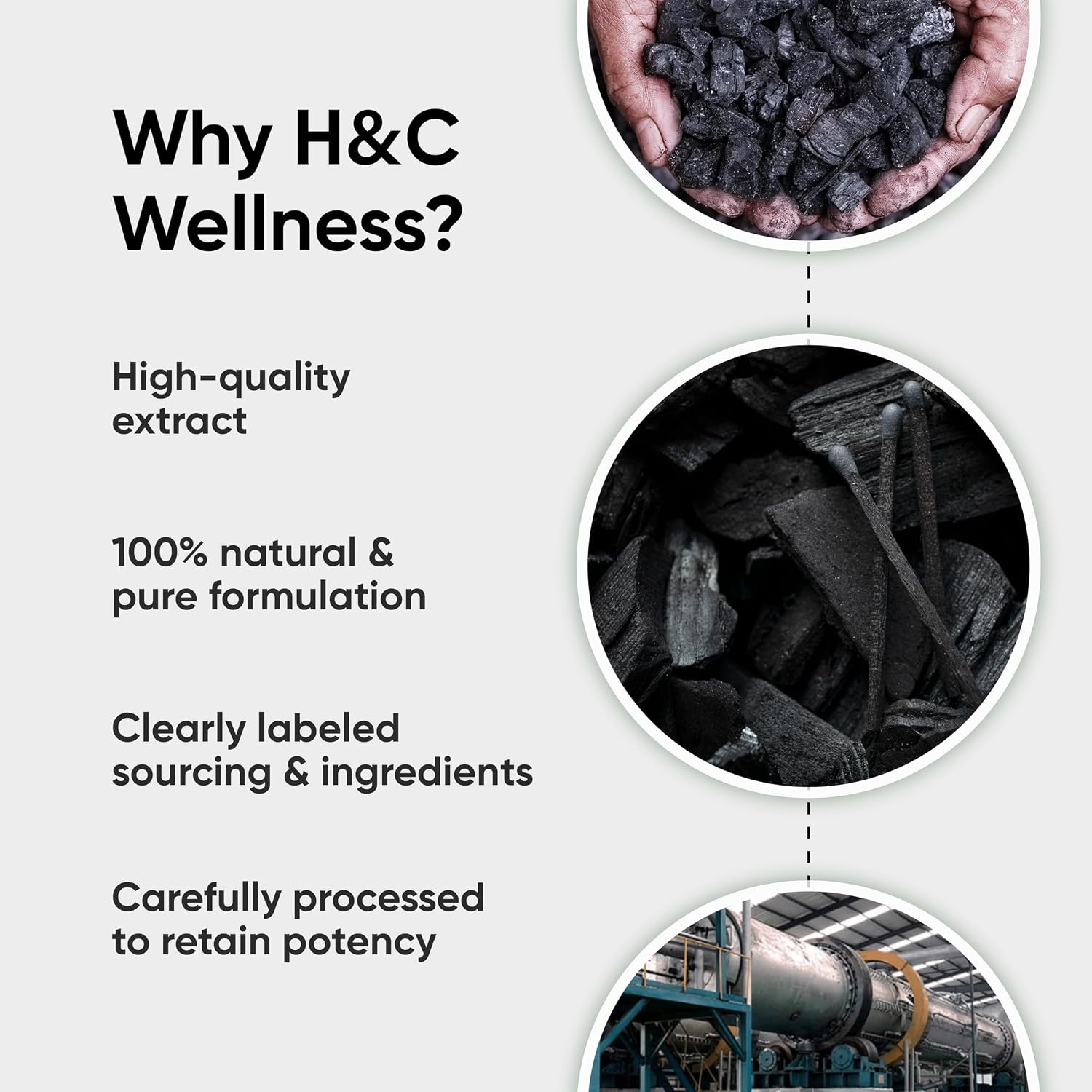 HandC Herbal Activated Charcoal Powder 227g – Natural Skincare