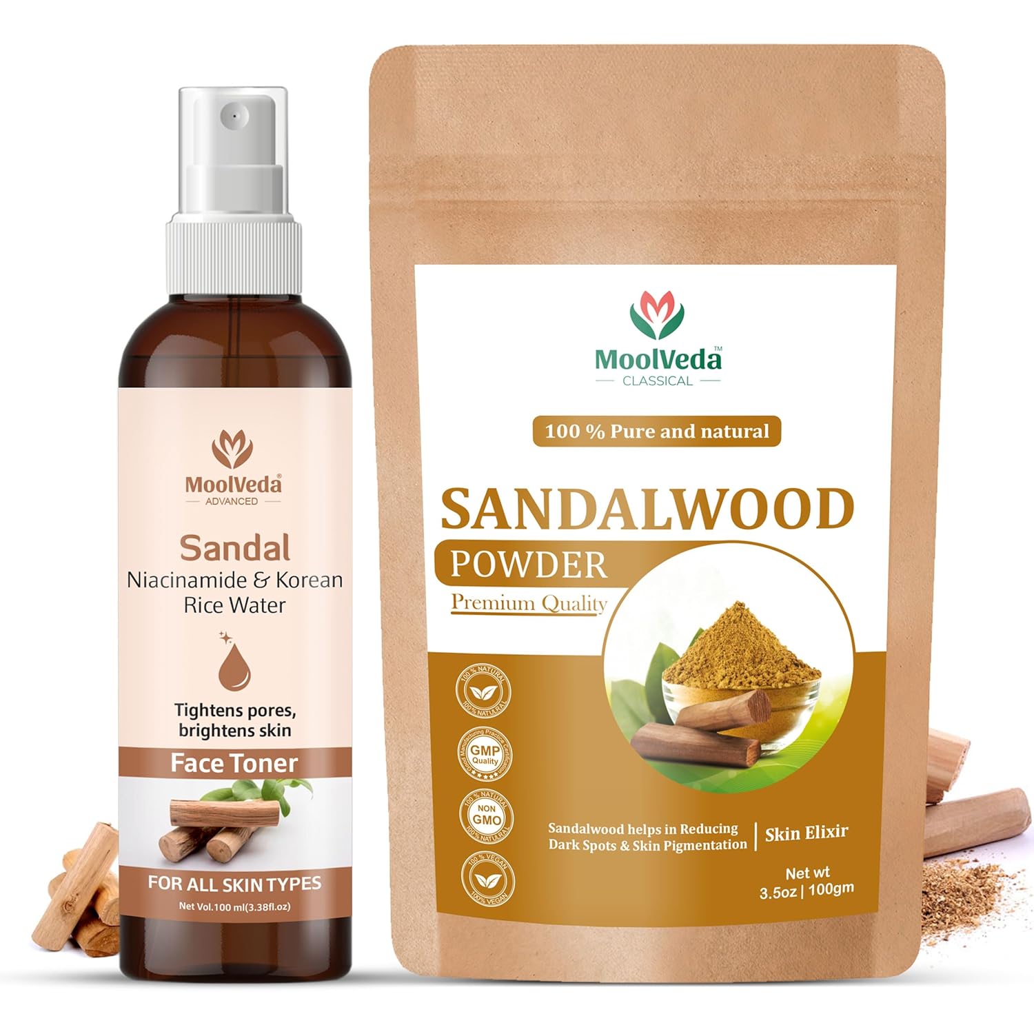 Moolveda Sandalwood Powder 100g – Santalum Album