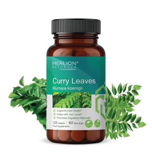 Merlion Naturals Curry Leaves Tablets 120 – Murraya koenigii