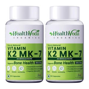 Health Veda Vitamin K2 Capsules 120 – Vitamin Supplement