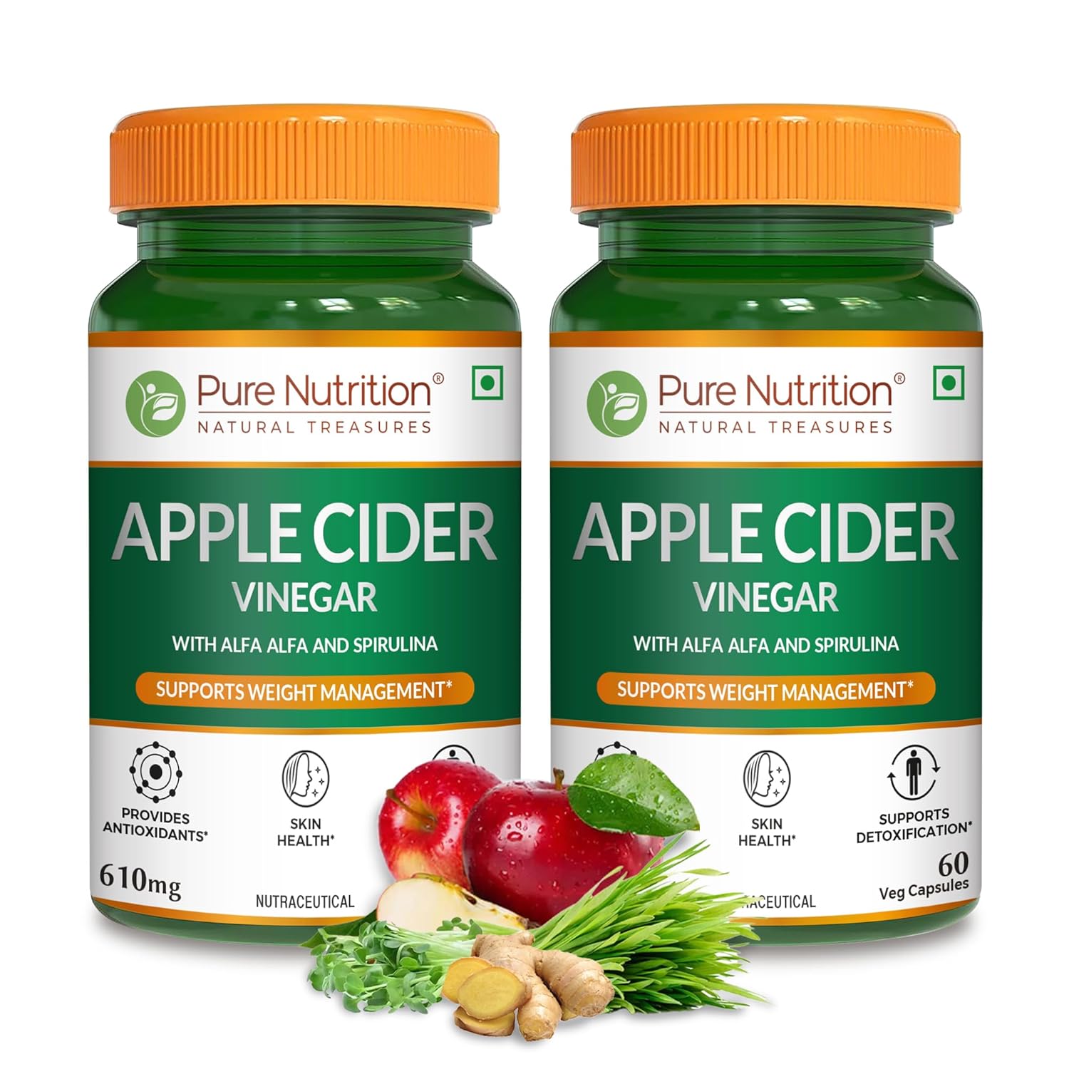Pure Nutrition Apple Cider Vinegar Capsules 60 – Apple cider vinegar