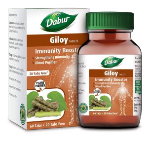 Dabur Giloy Tablets 60 – Tinospora cordifolia
