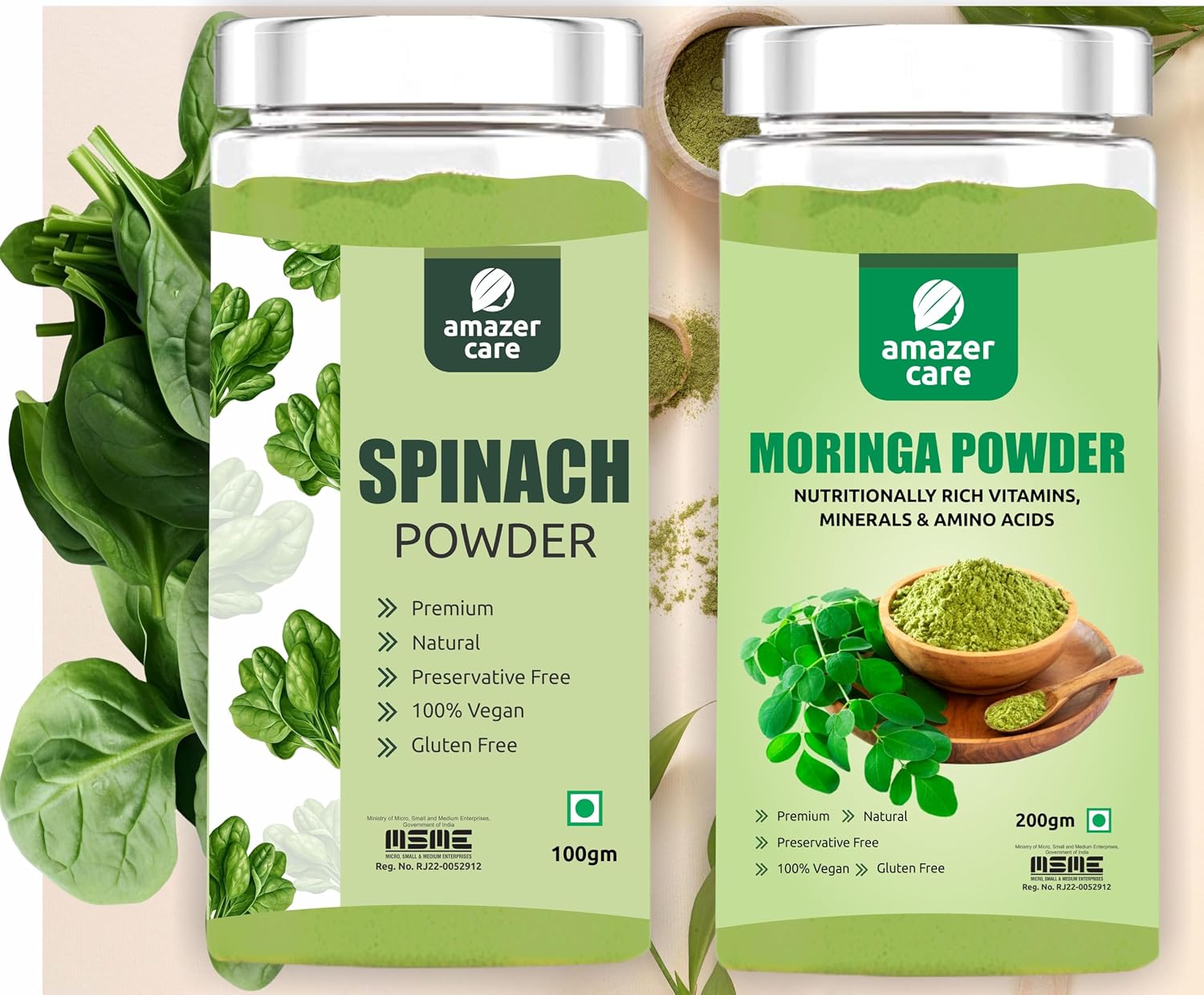 AmazerCare Barley Grass Powder 100g – Hordeum vulgare