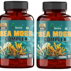 Humming Herbs Sea Moss + Bladderwrack + Burdock Root Complex Capsules – Ayurvedic Herb