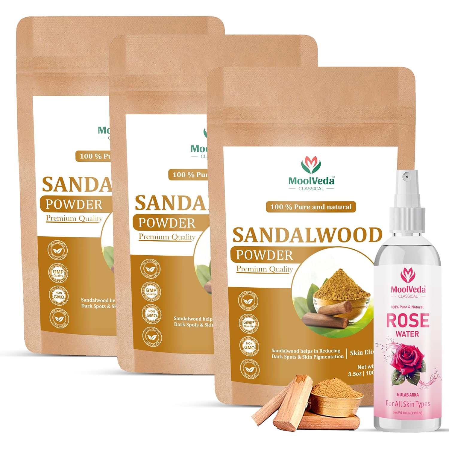 Moolveda Sandalwood Powder 100g – Santalum Album