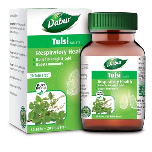 Dabur Tulsi Tablets 80 – Ocimum sanctum