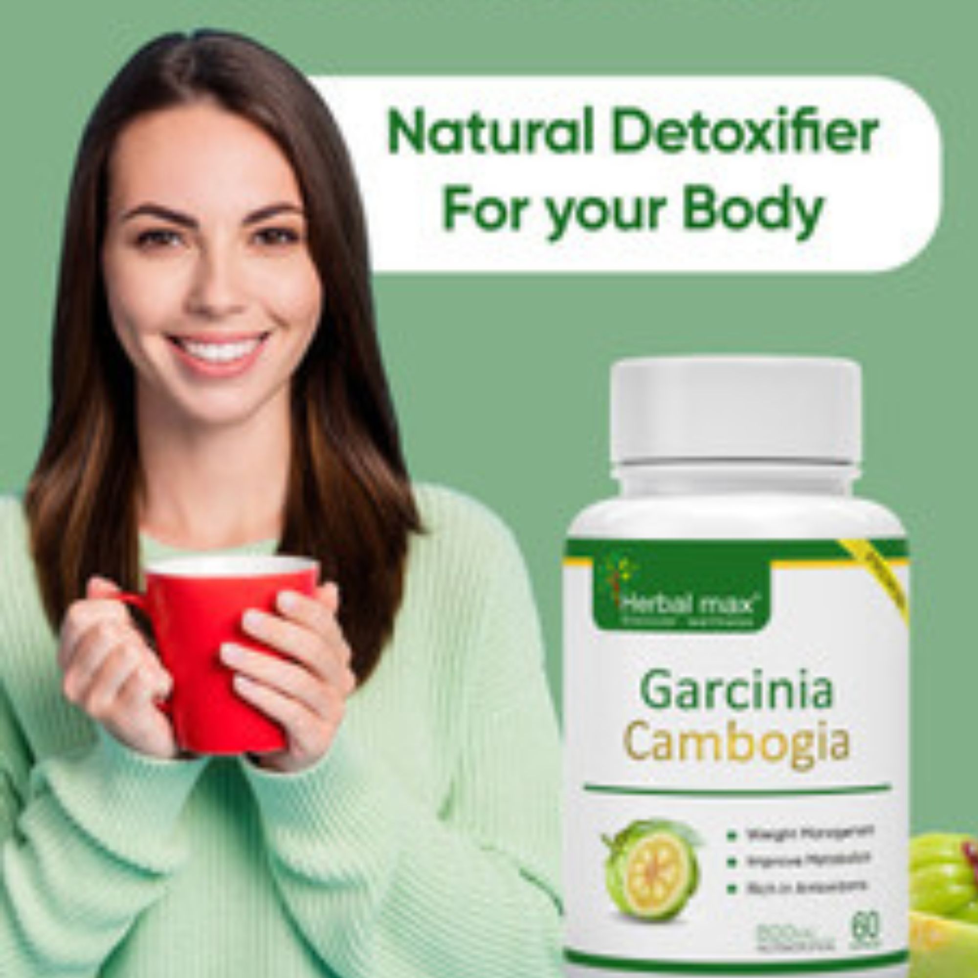 Herbal Max Garcinia Cambogia 800mg Capsules – Garcinia gummi