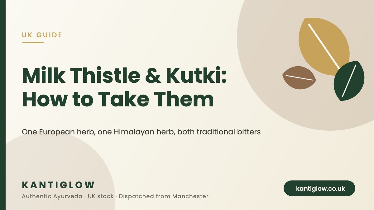 Milk thistle and kutki UK guide – KantiGlow cover